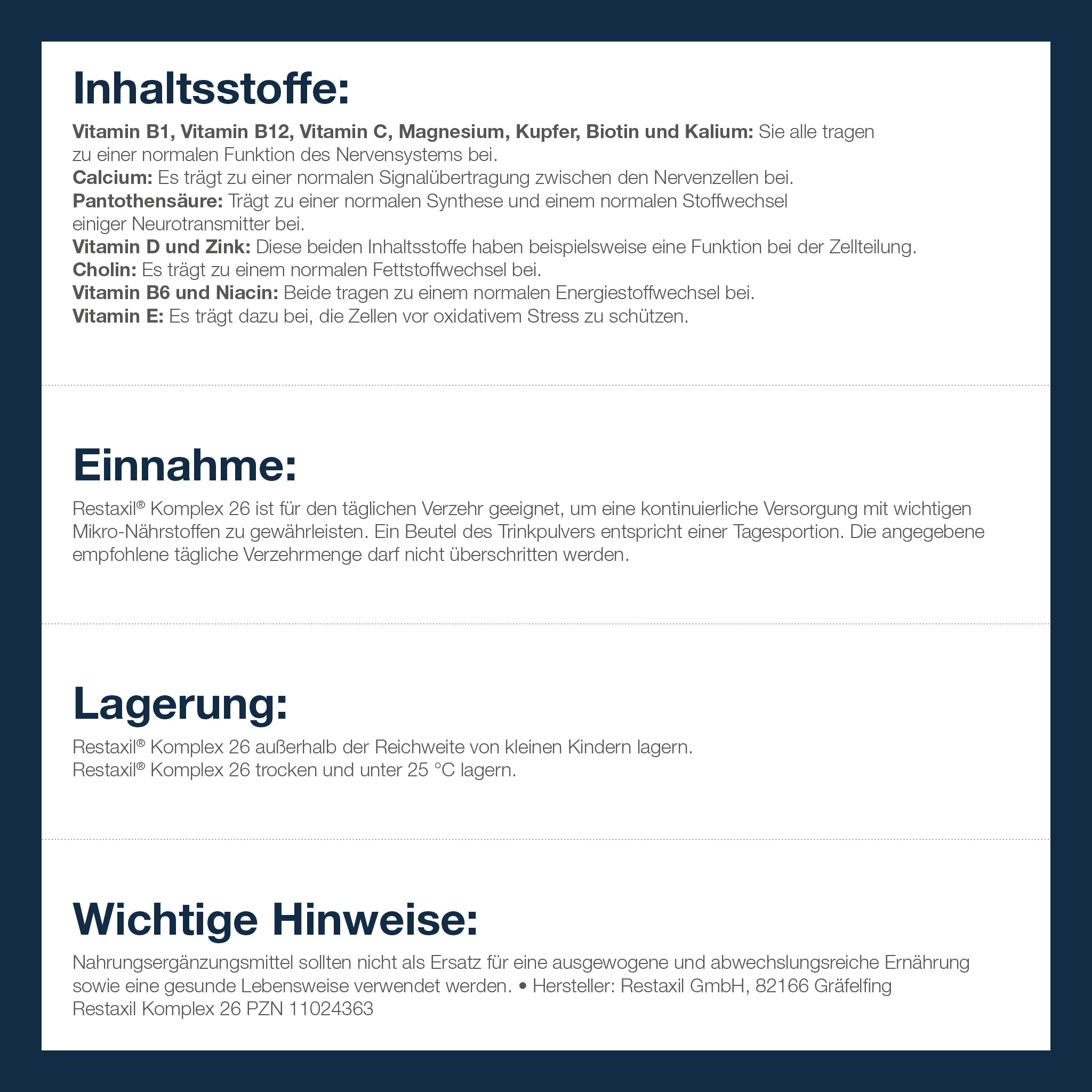 Textblöcke zu Inhaltsstoffen, Anwendungshinweisen, Lagerung und rechtlichen Hinweisen zum CBD Gel. Klare Informationen zur sicheren und korrekten Nutzung.